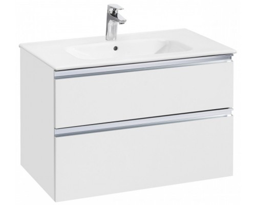 Roca A857399806 The Gap Тумба под умывальник 800, подвесная, 785x453x515 мм, 2 ящика, Белый Глянец A857399806