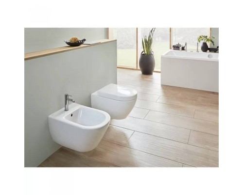 VilleroyBoch Subway 2.0 Биде подвесное 37.5х56.5х28см., 1 отв., цвет: альпийский белый. 54000001