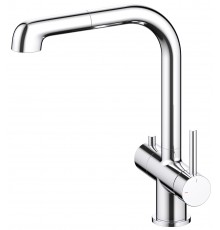 Timo 2346/00F Saona Смеситель для кухни 286 мм, CoolStart, под питьевую воду, выдвижной Г излив 2346/00FL