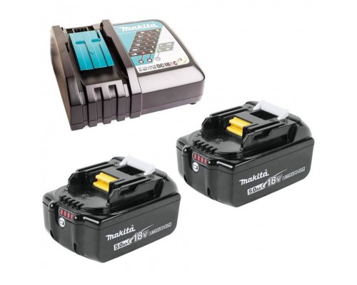 Набор Makita BL1850Bх2 + DC18RC (191L74-5) Набор Makita BL1850Bх2 + DC18RC (191L74-5)