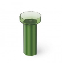Dea Design Pedestal Basin Раковина 48х45.6х90см., напольная, без отв., Glasstek, прозрачная смола, цвет: Emerald R3. DD2025 480 R3