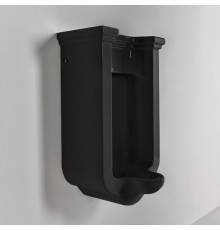 Kerasan Waldorf Писсуар подвесной с сифоном и комплектом крепежей, цвет: черный. 413004nero lucido