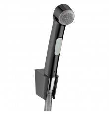 Hansgrohe Гигиенический душ 1jet, со шлангом 1,25м и настенным держателем, цвет: шлифованный черный хром. 32129340