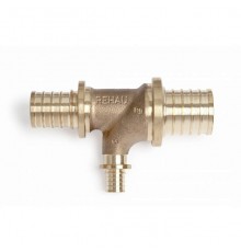 Тройник с повышенным сопротивлением на проходе REHAU RAUTITAN RX 32-16-25 RX. 13662751001