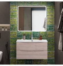 Мебель для ванной комнаты BelBagno Marino-cer-n 90 подвесная, rovere grigio