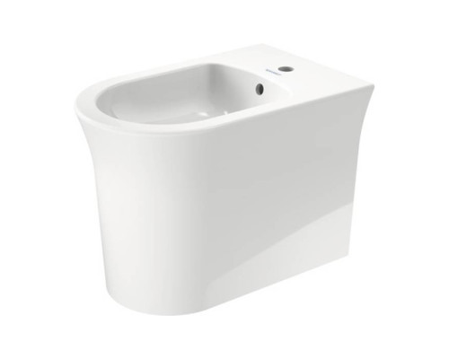 Duravit White Tulip Биде напольное 37x58х42 см, с переливом, с 1 отв., цвет: белый. 2293100000