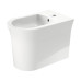 Duravit White Tulip Биде напольное 37x58х42 см, с переливом, с 1 отв., цвет: белый. 2293100000