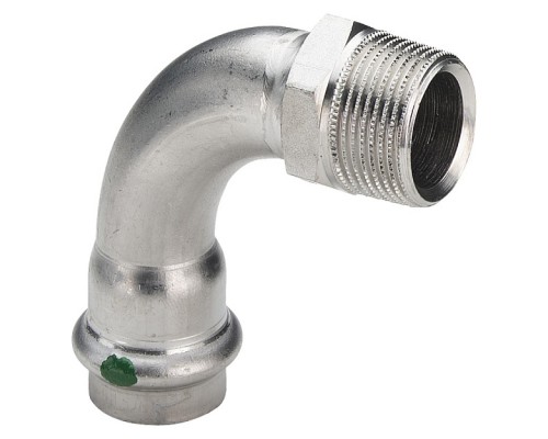 Угольник 90° Viega Sanpress Inox нержавеющая сталь 1 х28 мм. 436933