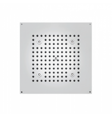 BOSSINI DREAM-CUBE Верхний душ 470 x 370 мм с 4 LED RGB, блок питания/управления, Cromoterapia, гибкая подводка, цвет: хром. H37451.030