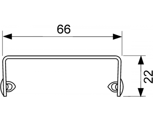 TECE Решетка drops , 700 мм, цвет: нержавеющая сталь. 600731