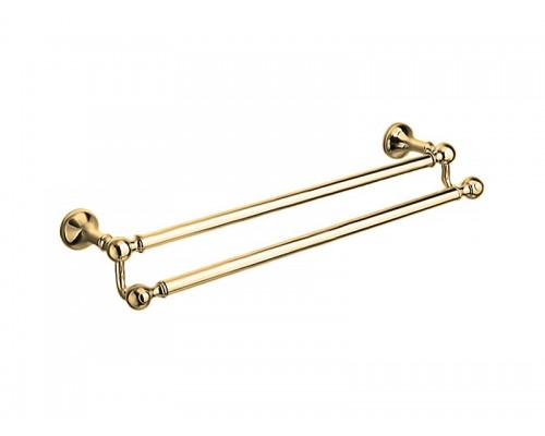 RE 217.52 GOLD Держатель полотенца, 2 перекладины, 60 см, золото RE21752