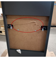 SaleRocaZRU9302966 Ronda Пенал L подвесной, 320х1390х333 мм, 2 двери, ящик, Белый глянец/антрацит SaleZRU9302966_1209