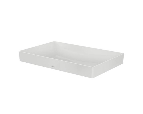 TOTO TR Lavatory Раковина 60x38x13.7 см, без отв., полувстраиваемая, с переливом, CeFiONtect, LinearCeram, цвет: белый . L4716RE#XW