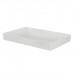 TOTO TR Lavatory Раковина 60x38x13.7 см, без отв., полувстраиваемая, с переливом, CeFiONtect, LinearCeram, цвет: белый . L4716RE#XW