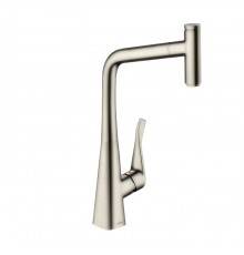 Hansgrohe Metris Select Смеситель  для кухни на 1 отв, поворотный излив, цвет: сталь. 14857800