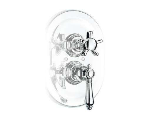 Nicolazzi Dames Anglaises Смеситель для душа, встраиваемый, 3/4rdquo; с запорным вентилем, цвет: хром. 4909CR18 Nicolazzi Dames Anglaises Смеситель для душа, встраиваемый, 3/4rdquo; с запорным вентилем, цвет: хром. 4909CR18