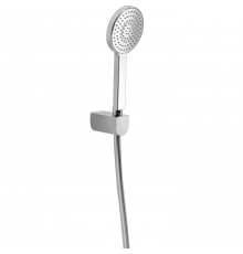 HUBER Shower Душевой гарнитур:ручная лейка d105 мм,шланг 150 см,держатель настенный для лейки, цвет: хром. SS01822021