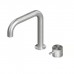 QuadroDesign Source Смеситель для раковины, на 2 отв., цвет: brushed stainless steel. 1207AS