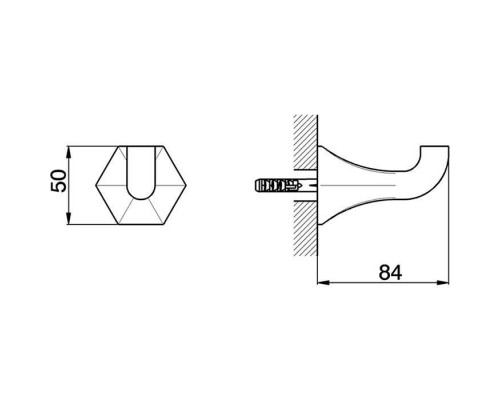 CISAL Cherie Крючок, цвет: золото. CE09071024