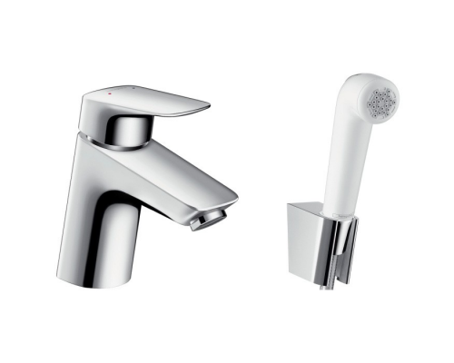 Hansgrohe Logis, Смеситель для раковины с гигиеническим душем, Цвет: хром. 71290000 Hansgrohe Logis, Смеситель для раковины с гигиеническим душем, Цвет: хром. 71290000