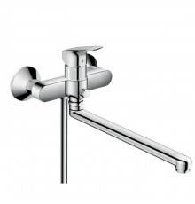 Hansgrohe Logis Однорычажный смеситель для ванны, с длинным изливом, цвет: хром. 71402000