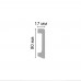 Плинтус DECOMASTER D235-1634ДМ (80*17*2400 мм)