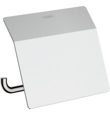 HG 41 753 000 AddStoris Держатель туалетной бумаги с крышкой, металл 41753000