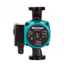 Насос циркуляционный Shinhoo BASIC S 32-4S 180мм 50/40/30Вт 1x230В 50Гц (с гайками). 71211004