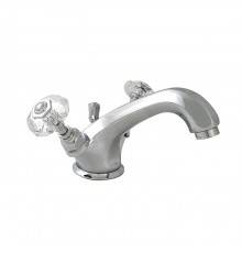 Nicolazzi Teide Смеситель для раковины с донным клапаном, ручки Crystal handle, цвет: хром . 1932CR15