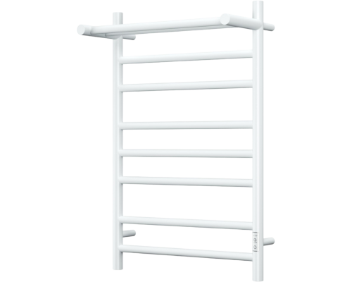 Полотенцесушитель электрический Bauedge Stil Shelf R 50х80, с полкой, белый полуматовый Полотенцесушитель электрический Bauedge Stil Shelf R 50х80, с полкой, белый полуматовый
