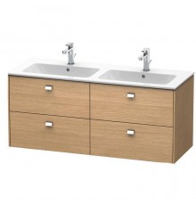 Duravit  Brioso Тумба подвесная 129x47.9х55.3см, с раковиной, с 4 выдвижными ящиками, цвет: дуб европейский. 2336130000,  BR410601052