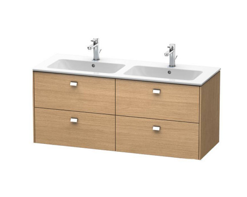 Duravit  Brioso Тумба подвесная 129x47.9х55.3см, с раковиной, с 4 выдвижными ящиками, цвет: дуб европейский. 2336130000,  BR410601052