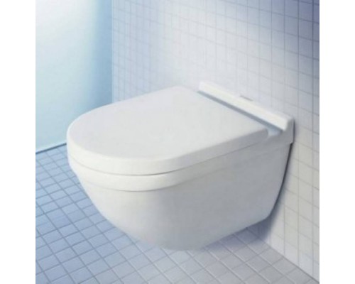 Duravit Starck 3 Унитаз 54х36см., подвесной, безободковый, с креплением Durafix, цвет: белый. 2527090000