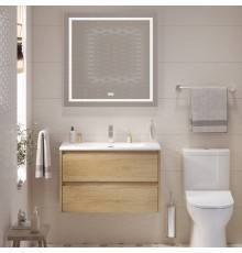 Мебель для ванной комнаты BelBagno Kraft 39 80 rovere nebrasca nature, раковина BB-8099-3-80