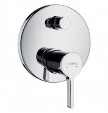 Hansgrohe Metris S Смеситель для ванны, встраиваемый, с переключателем потоков, внешняя часть, цвет: хром. 31466000