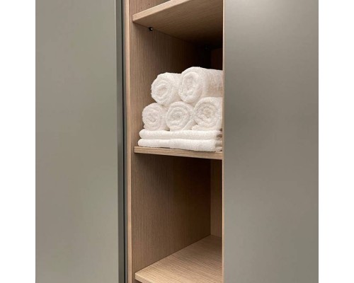 Burgbad Пенал подвесной 30хh196х37см, открытый, 4 полки, цвет: Light grey oak. HSNC030 F4112 САЛОН Burgbad Пенал подвесной 30хh196х37см, открытый, 4 полки, цвет: Light grey oak. HSNC030 F4112 САЛОН