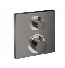 HG 15 714 340 Ecostat Square Термостат для 2х потребителей (внешняя монтажная часть) 15714340