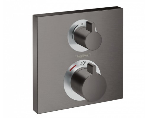 HG 15 714 340 Ecostat Square Термостат для 2х потребителей (внешняя монтажная часть) 15714340