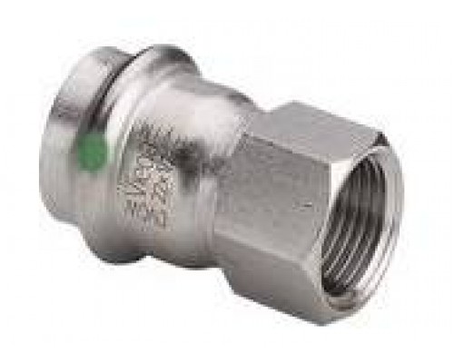 Переход BP 22 х 1/2, Viega, Sanpress Inox, с SC-Contur, нержавеющая сталь, модель 2312