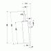 Duravit Starck T Туалетный ершик, подвесной, цвет: хром. 0099461000