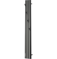 Полотенцесушитель электрический Point Пиано PN19722BC 15x120, черный, хром