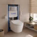 TOTO Washlet RW Комплект: унитаз подвесной, сиденье с управлением, модуль для установки, клавиша, цвет: белый. CW542ERY, WH182EAT, TCF802C2G, MB175M#SS