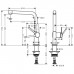 Hansgrohe Talis M54 Смеситель для кухни, 1 отв., цвет: сталь. 72840800