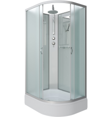 Душевая кабина Niagara Classic NG-33094-14LBKT 100х90 см, без крыши, с тропическим душем