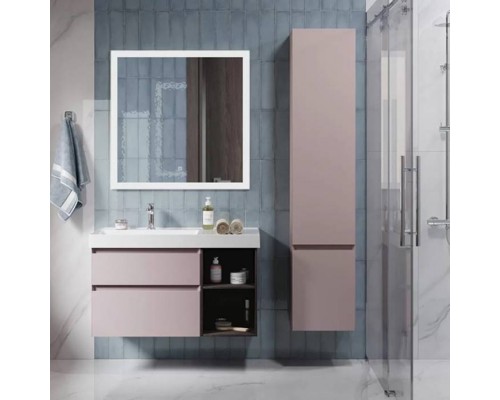 Kerama Marazzi Cubo Пенал подвесной, правый 165, цвет: мальва матовый. CUB.165Rh\MAL Kerama Marazzi Cubo Пенал подвесной, правый 165, цвет: мальва матовый. CUB.165Rh\MAL