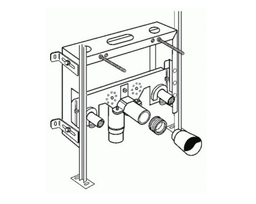 СНЯТ Id. Stand VV 610010 Инсталляция для биде (Нужно докупать опцию Крепеж VV622405) VV610010