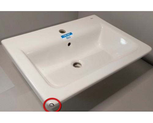 SaleRoca327472000 The Gap Раковина накладная 600x440х165(40) мм, с отв. под смес., с отв. перелива Sale327472000_1082