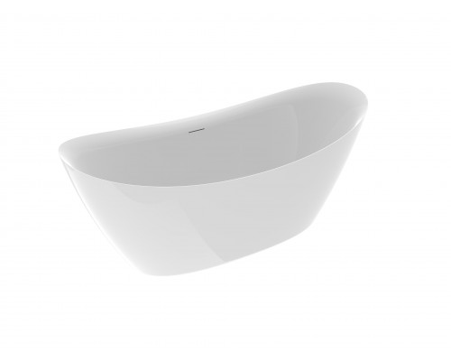AQM3504GW Ванна акриловая отдельностоящая, 1676х750х730мм, цвет белый глянцевый AQM3504GW