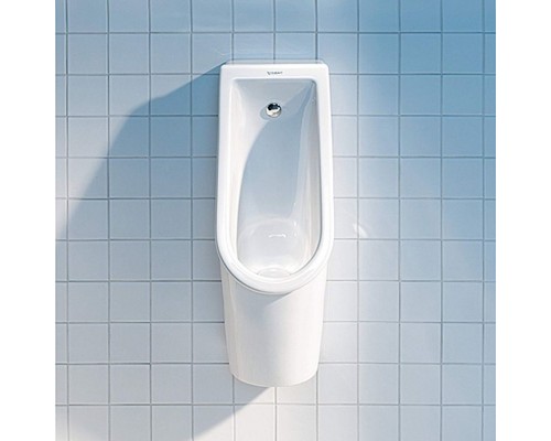 Duravit Starck 3 Писсуар подвесной 30х24.5см., безободковый, без мушки, подвод воды сзади, с креплением, цвет: белый. 0827250000