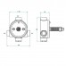 THG Tous Styles Внутренняя часть термостата,THG, Froufrou a manettes,3/4, 80 л/мин. G00-A00-8200N